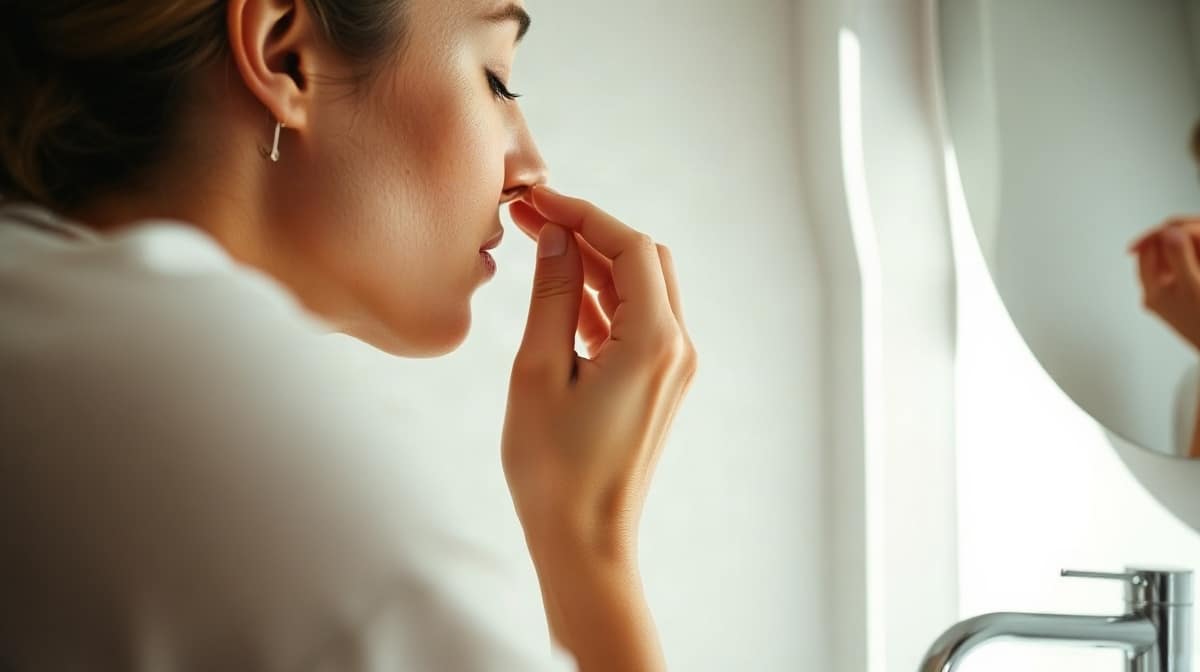 Micro-kystes sur le visage